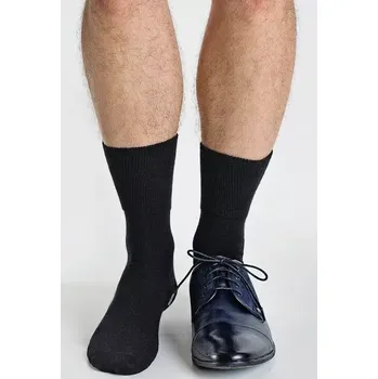 Pánské ponožky Pánské ponožky Regina Socks Purista Antybakteriální Froté tmavě hnědá 43-46