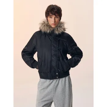 Zateplená bunda bomber - XS - House - černá - 165HR-99X