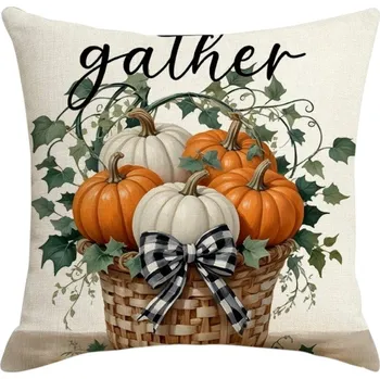 Povlak na polštářek Povlak na polštář Podzimní košík 45×45 cm