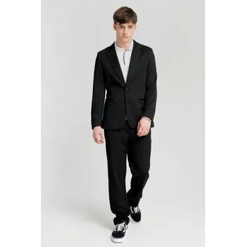 Chlapecké kalhoty Reporter Young | Chlapecké černé CHINOS oblekové kalhoty - Barva ČERNÁ, Velikost 146 251-0110B-23-100-1