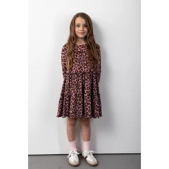 Dívčí šaty Dívčí šaty Coccodrillo více barev, midi, CRAFT PUNK GIRL KIDS ZC5129102CGK vícebarevná MLC, vel. 122