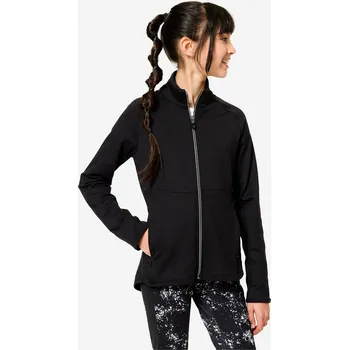 Dámská mikina DECATHLON Dětská sportovní mikina 14 LET ČERNÁ