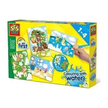 Umění SES Moje první malování štětcem a vodou - zvířátka