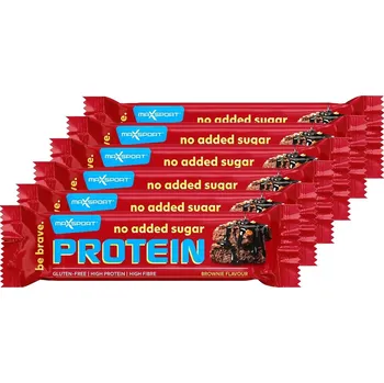 Proteinová tyčinka MaxSport Protein no added sugar 6 x 40 g, Brownie