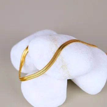 Náramek Náramek hadí Stainless Steel - zlatý