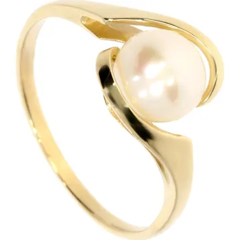 Prsten Zlatnictví Helios Zlatý perlový prsten
