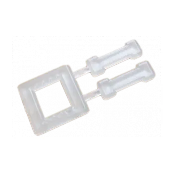 Obalový materiál Spona plastová vázací 12 mm vroubkovaná, balení-1000 ks (Příslušenství k vázacím páskám - rohy, spony)