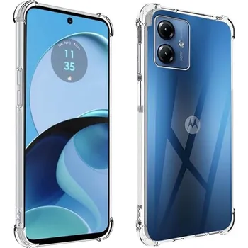 Pouzdro na mobilní telefon Techsuit Silikonové pouzdro se zesílenými hranami pro Motorola Moto G54 transparentní