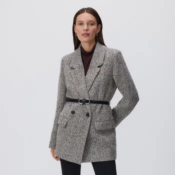 Dámský kabát Reserved - Bunda s příměsí vlny - vícebarevná - UA660-MLC - UA660-MLC-L