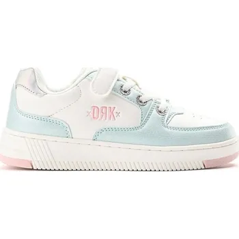 Dívčí obuv Dívčí tenisky DRK GINNY K 32 Bílá, Tyrkysová, Růžová