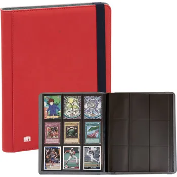 Obal pro sběratelský předmět Safe Album COLOR pro sběratelské karty, hrací karty a sportovní karty Barva: Červená