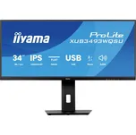Iiyama XUB3493WQSU-B6 LCD monitor 86.4 cm (34 palec)3440 x 1440 Pixel, 21:9, 1 ms, IPS LED