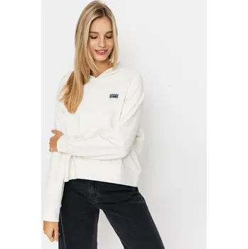 Dámská mikina Patagonia Regenerative Organic Certified Cotton Essential HD (wool white) M, béžová