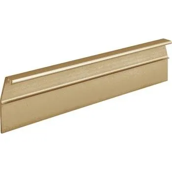 Nábytkové kování Úchytková lišta Alhena délka 2500 mm, hliník zlatý matný