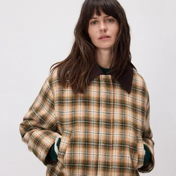 Dámský kabát Reserved - Košilo-bunda s límcem - vícebarevná - 269HM-MLC - 269HM-MLC-L