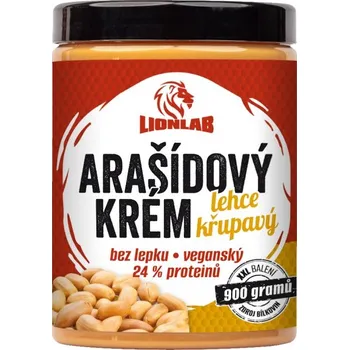 Lionlab Arašídový krém (900 g) - 900 g, extra jemný Příchuť: lehce křupavý, Velikost: 900 g