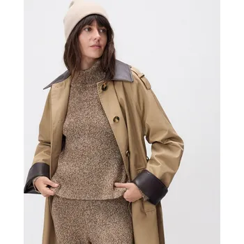 Dámský svetr Reserved - Svetr s rolákem - hnědá - 277HM-88M - 277HM-88M-S