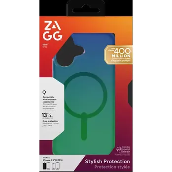 Pouzdro na mobilní telefon ZAGG Ochranný kryt Milan Snap Apple 17 Raven Feather