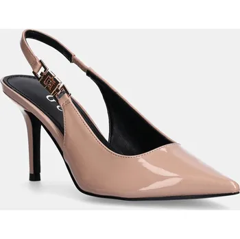 Dámské lodičky Lodičky Guess NASSHA béžová barva, FLPNAS PAF05 FLPNAS.PAF05.NUDE 02X, EUR 40