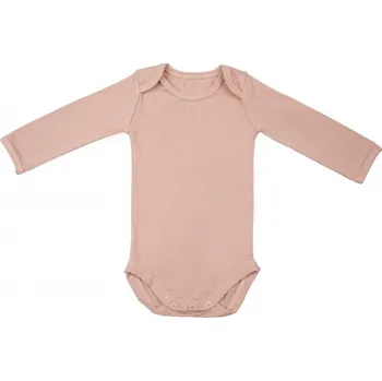 TIMBOO Body s dlouhým rukávem Misty Rose Velikost (od výrobce): 62/68