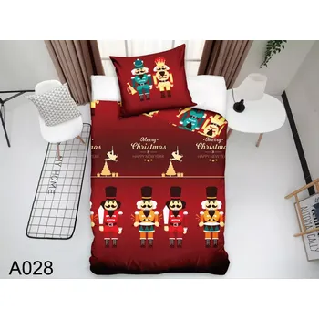 Povlečení TOTÁLNÍ MASAKR CEN ! VÁNOČNÍ POVLEČENÍ S 3D EFEKTEM 140x200/70x80cm - CHRISTMAS VOJÁČCI II.