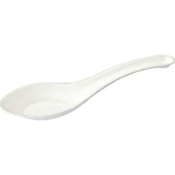 Jednorázové nádobí finger food miska 145 mm, z cukrové třtiny, tvar lžičky (50 ks/balení)