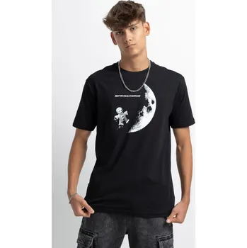 Chlapecké tričko Reporter Young | Chlapecké vánoční tričko s perníčkem a měsícem - Barva ČERNÁ, Velikost 152 243-0440B-66-100-1