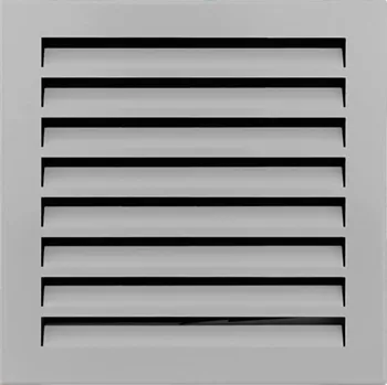 Větrací mřížka Ventilační mřížka fasádní kovová 300x300 mm FM 300x300 SŠr šedá