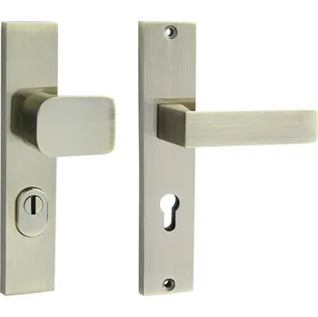 Dveřní kování Cobra Ochranné kování C201 (bronz) Provedení: K PZ LI (klika levá/koule pro FAB), Rozteč: 90mm