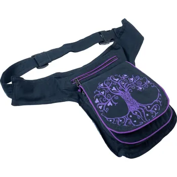 Ledvinka Bavlněná etno ledvinka se Stromem života Arbor Purple, Sittar POSLEDNÍ KUS!