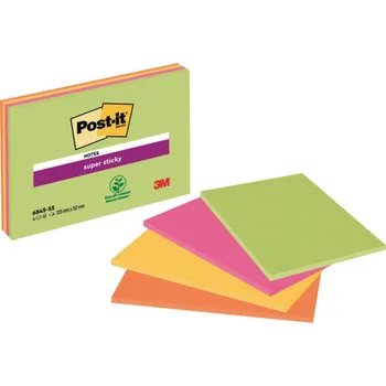 3M Post-it Super Sticky Meeting Notes 4 ks