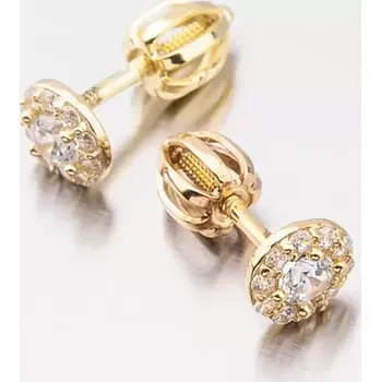Náušnice Dámské náušnice žluté zlato 585 52GZ-60167Z-SR