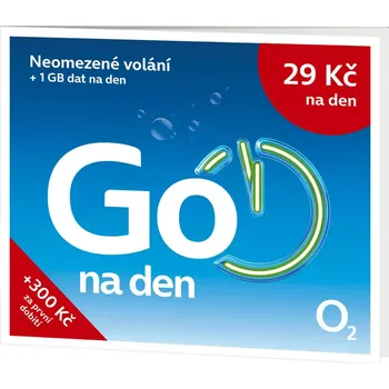 SIM karta O2 GO SIM na den 99Kč