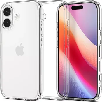 Náhradní díl pro mobilní telefon Kryt Spigen Case Ultra Hybrid iPhone 17 Crystal Clear