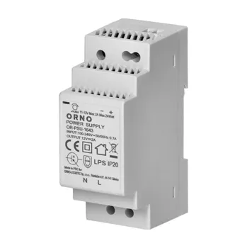 spínaný zdroj Napájecí zdroj ORNO OR-PSU-1643, 12V/2A, 24W, na DIN lištu