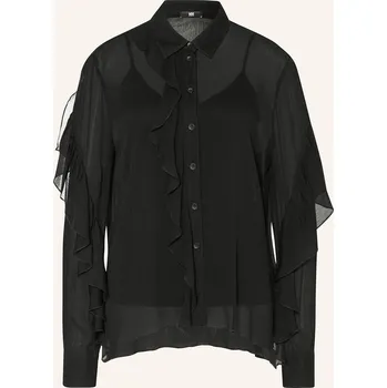 Dámská halenka Riani Dámská Košilová Halenka S Volány, černá, 34