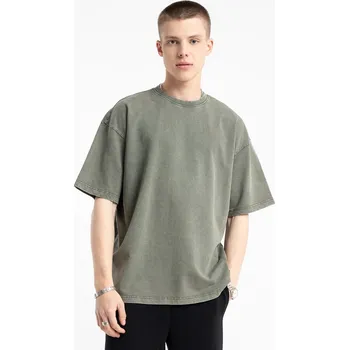 Reporter Young | Chlapecké khaki tričko s efektem praní ACID WASH - Barva KHAKI, Velikost 146 253-0440B-14-550-1