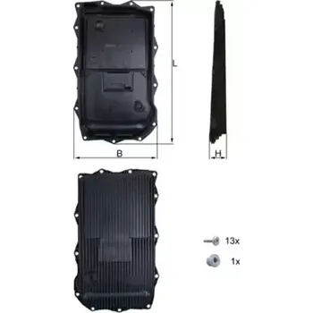 Olejová vana KNECHT Olejová vana automatické převodovky KNC HX 184KIT