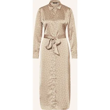 Dámské šaty Lauren Ralph Lauren Dámské Košilové Šaty Ze Saténu, béžová /...