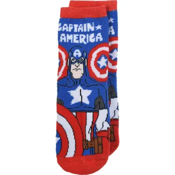 Chlapecké termo ponožky AVENGERS CAPTAIN AMERICA modré Velikost: 23-26