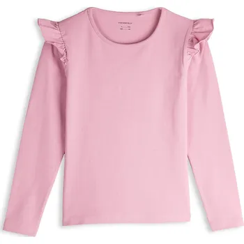 Dívčí tričko GATE Bavlněné tričko s volány 9Y 825-0251/631