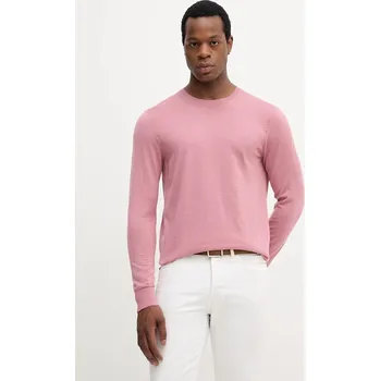 Pánské oblečení Vlněný svetr Tommy Hilfiger MW0MW39775 růžová 34X, vel. S