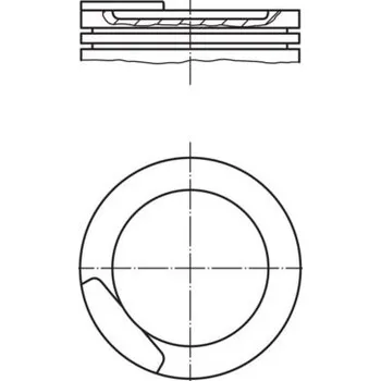 Píst motoru Píst MAHLE 011 08 12