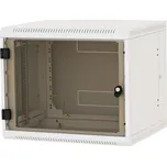 Rack Triton 19" dvojdílný 15U/500mm prosklené dveře, šedý