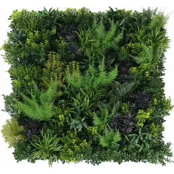 umělý živý plot WALL GREEN Fern fantasy, dílec 100 x 100 cm (Realistická "živá" stěna)