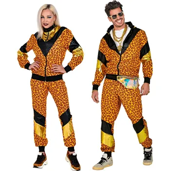 Karnevalový kostým Retro leopardí souprava (unisex) Pánská velikost: XL (54-56)