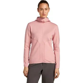 Dámská mikina Dámská merino mikina ICEBREAKER Wmns 560 Realfleece Elemental II LS Half Zip, Blush velikost: M