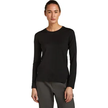 Dámské tričko Dámské merino tričko s dlouhým rukávem ICEBREAKER Wmns 150 Ace LS Tee, Black velikost: XS