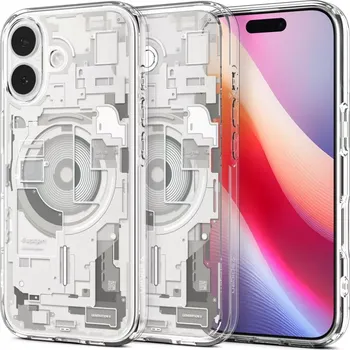 Náhradní kryt pro mobilní telefon Kryt Spigen Case Ultra Hybrid Mag with MagSafe iPhone 17 Zero One Natural Tutanium