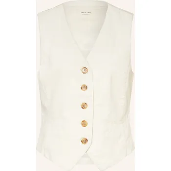 Dámská vesta Part Two Dámská Blejzrová Vesta Linka Z Manšestru, krémová, 38